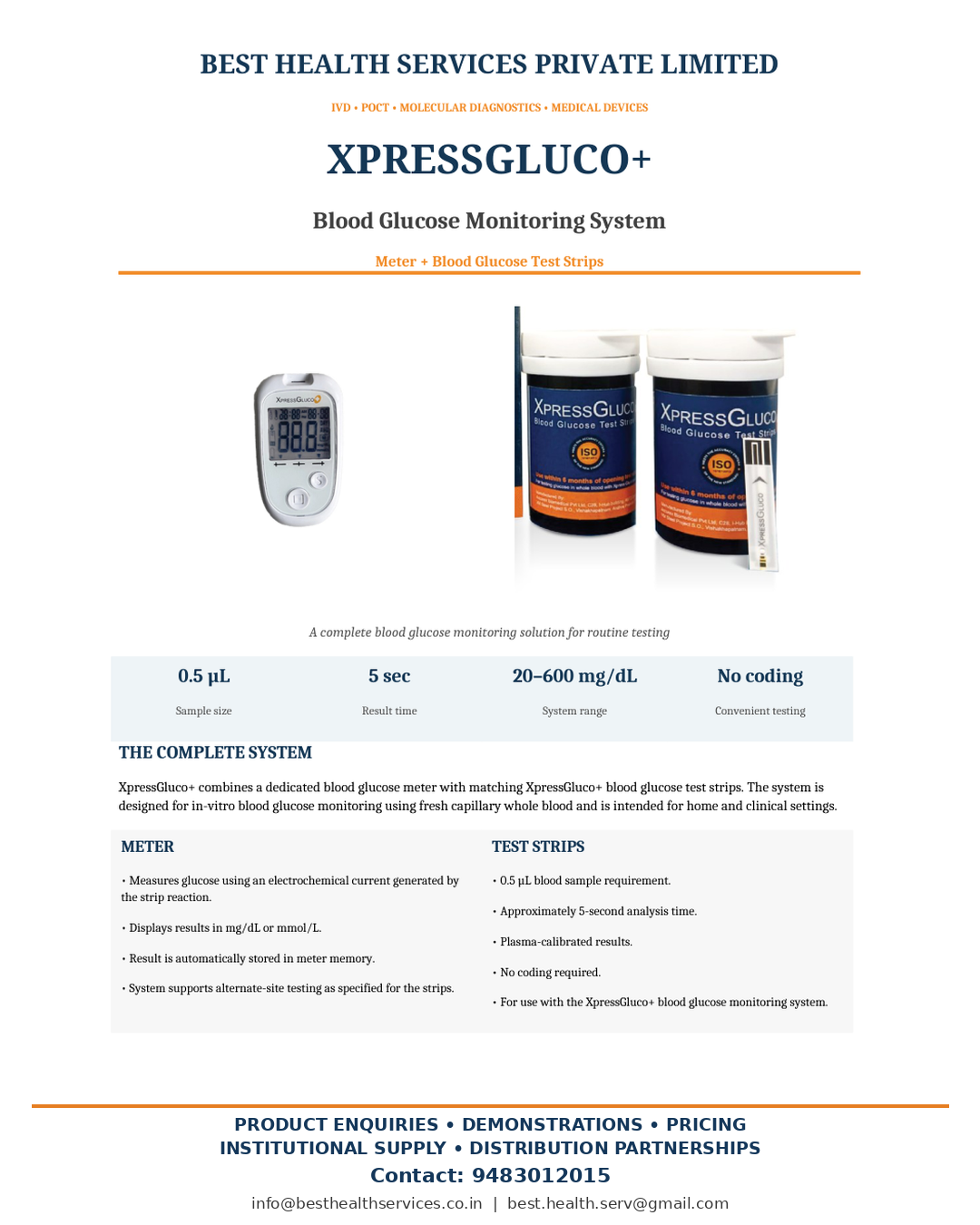 Xpress Glucometer